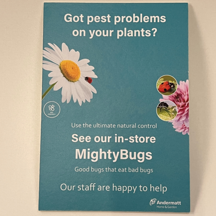 MightyBug A5 POS display design 1 (x1)
