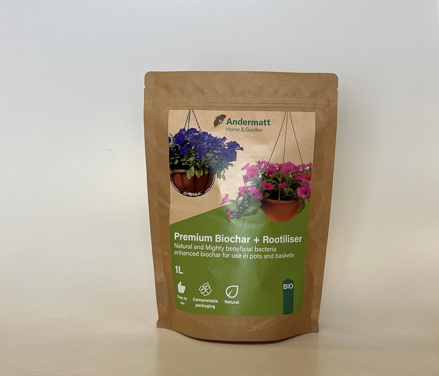Premium BioChar + Rootiliser (1L) x10