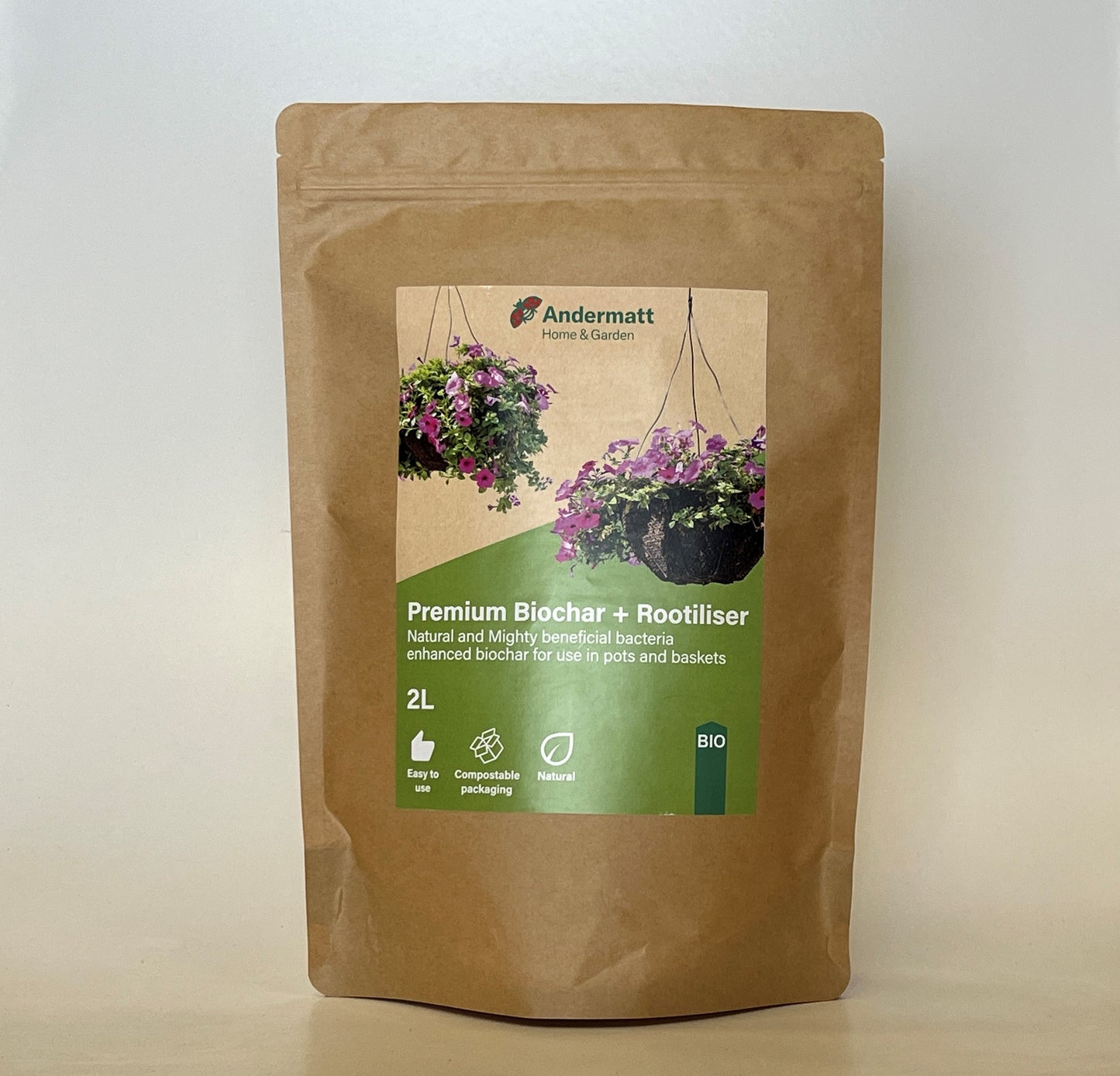 Premium BioChar + Rootiliser (2L) x8